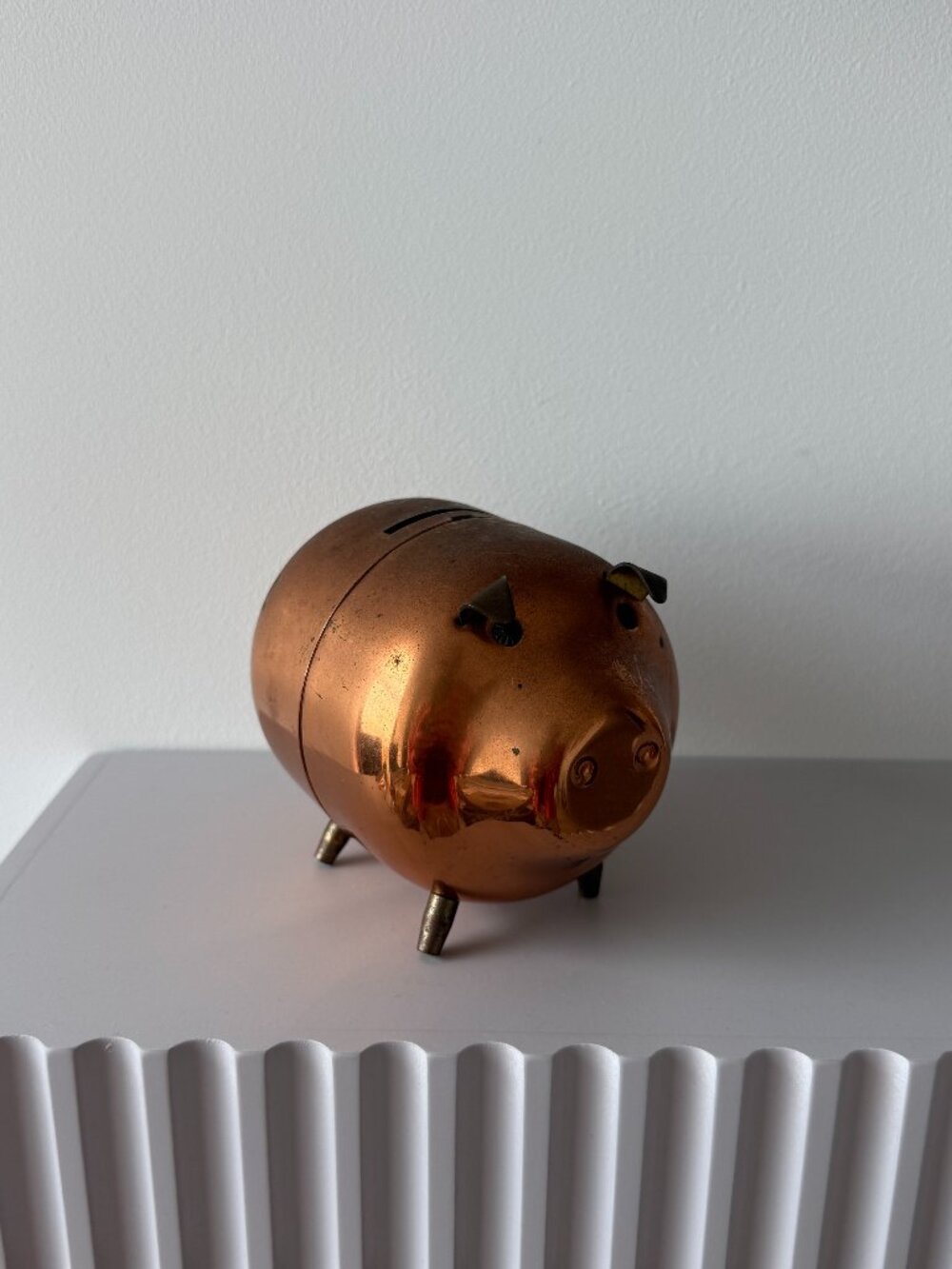Vintage Coppercraft Guild Copper Piggy Bank